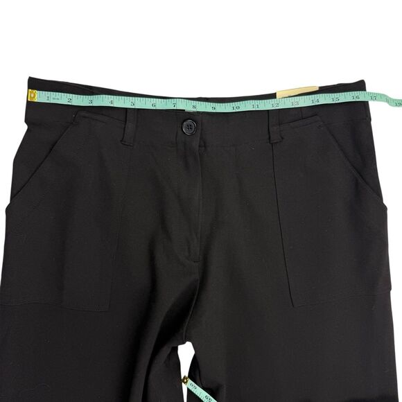 NEW Max Studio London High Rise Wide Leg Trouser Pant Women Size XL Black - Picture 7 of 11